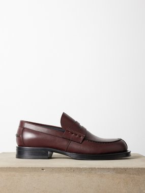 Lanvin Medley leather loafers