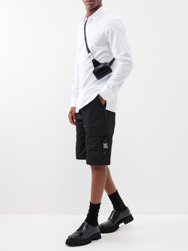 Givenchy 4G-buckle twill cargo shorts