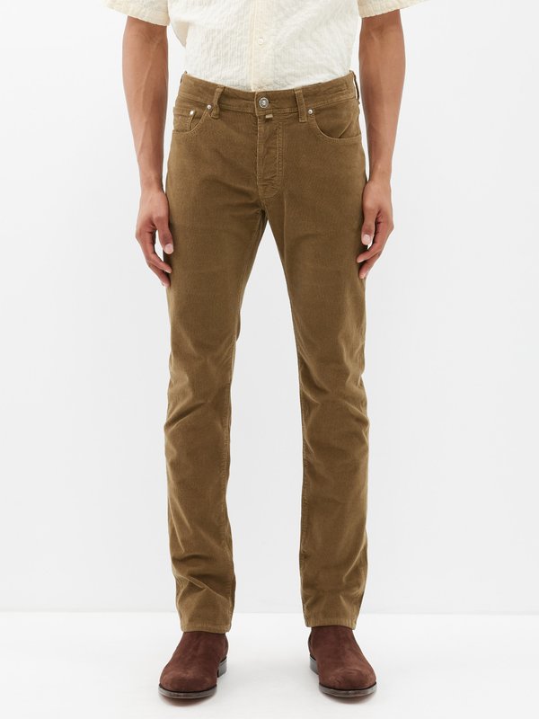 Jacob Cohën Bard slim-leg cotton-blend corduroy trousers