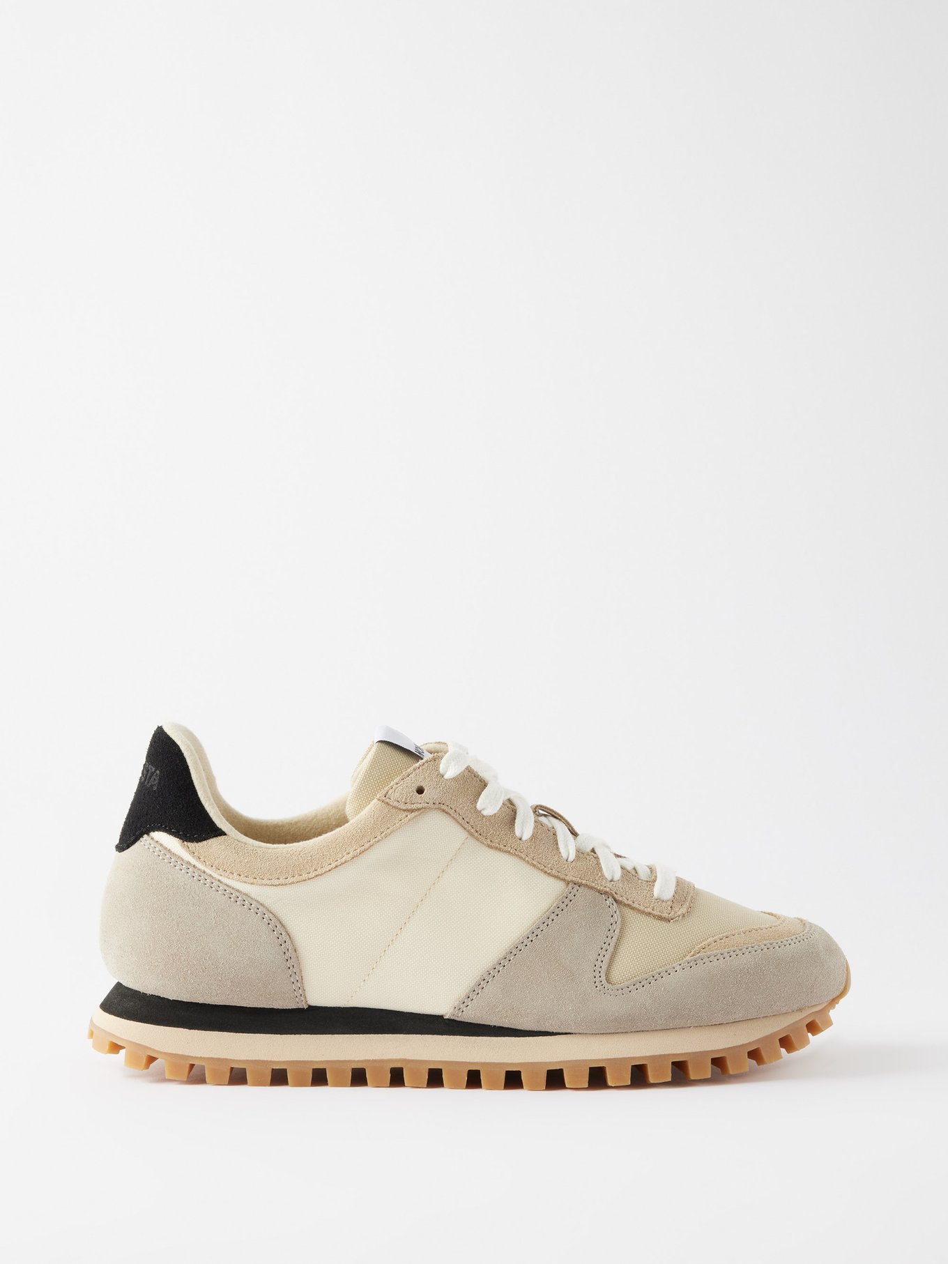 Marathon Trail leather and suede trainers | Novesta
