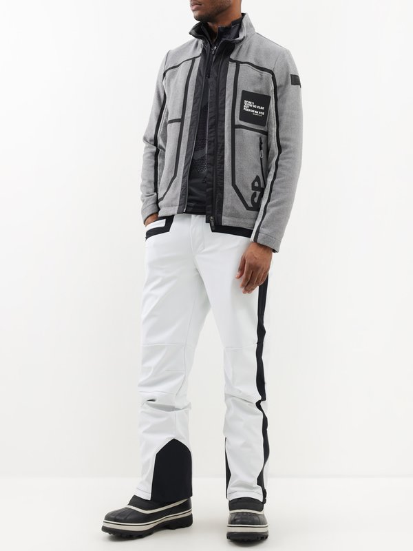 Sportalm Stand-collar cotton mid-layer jacket
