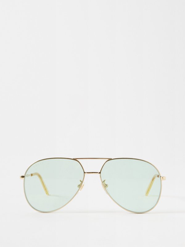 Gucci Eyewear (Gucci) Aviator metal sunglasses