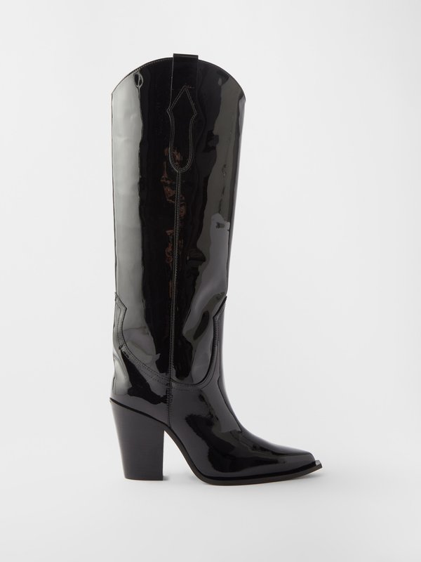 Toral Ana patent-leather cowboy boots