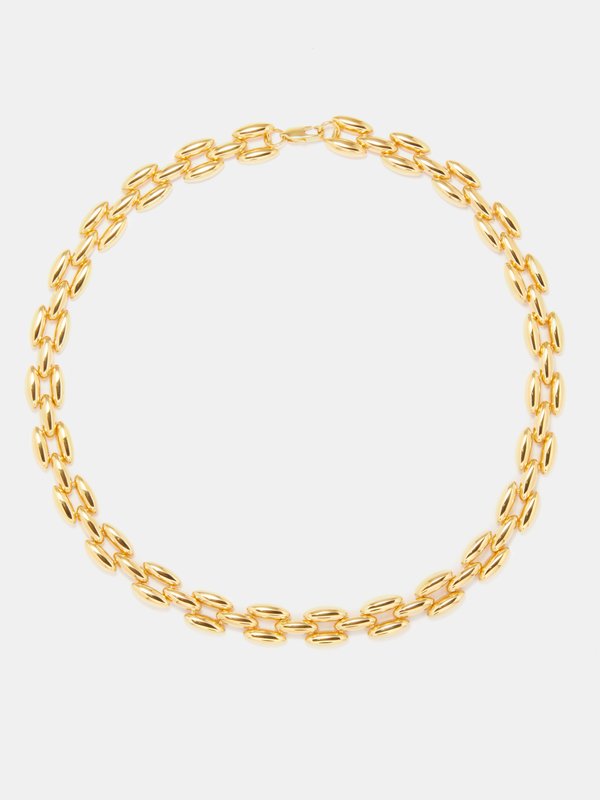 Daphine Steffi 18kt gold-plated necklace