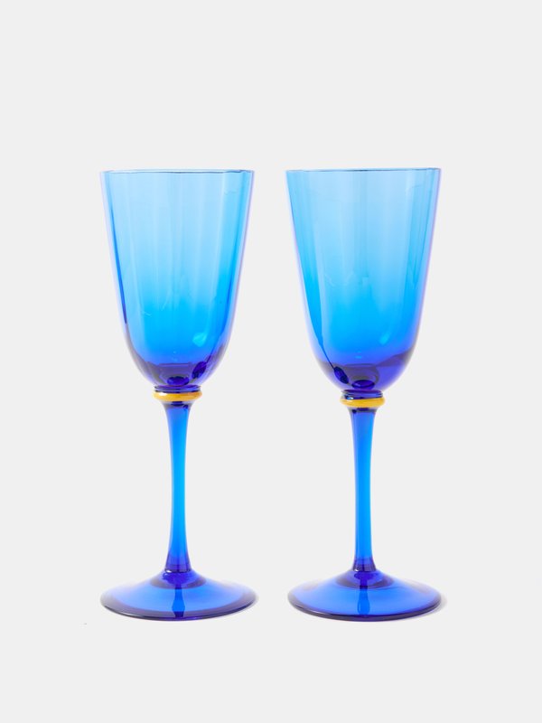 La DoubleJ X Salviati set of two wine glasses