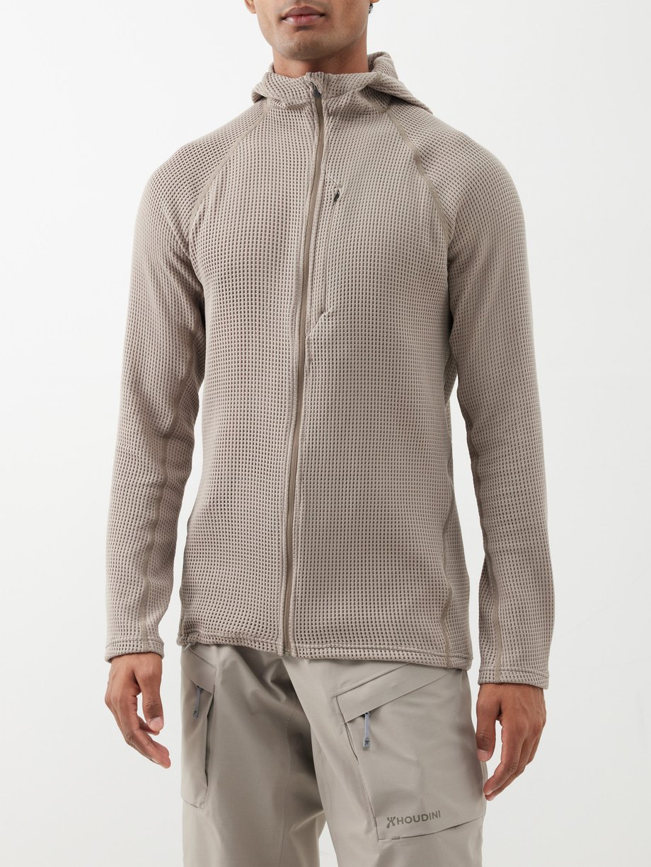 Houdini Pace Flow recycled-fibre mesh hoodie