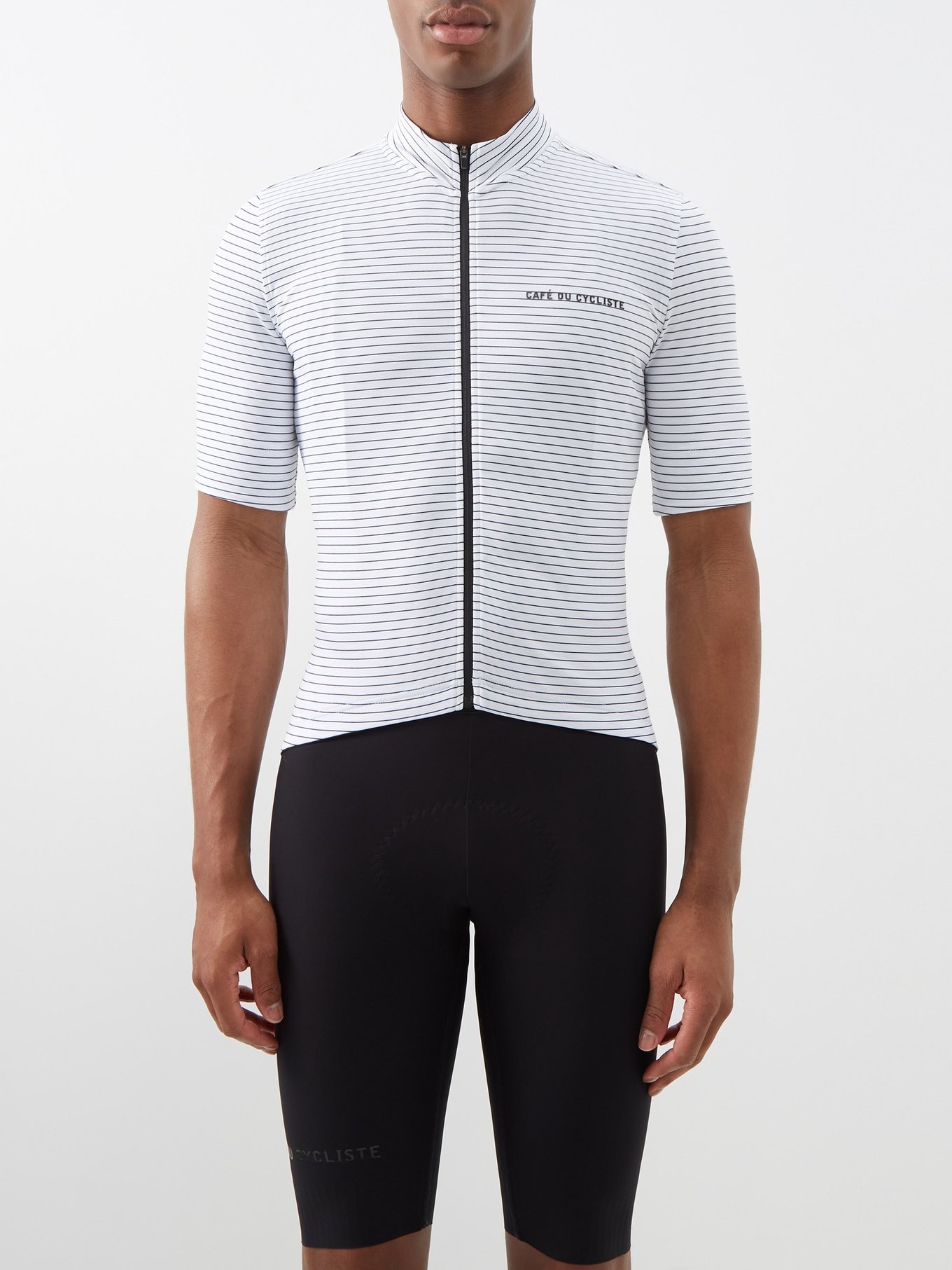 Francine striped jersey cycling top video