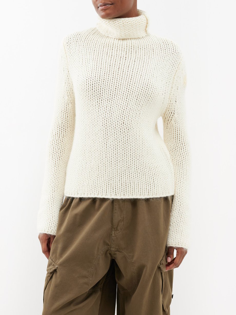 Moncler High-neck wool-blend sweater