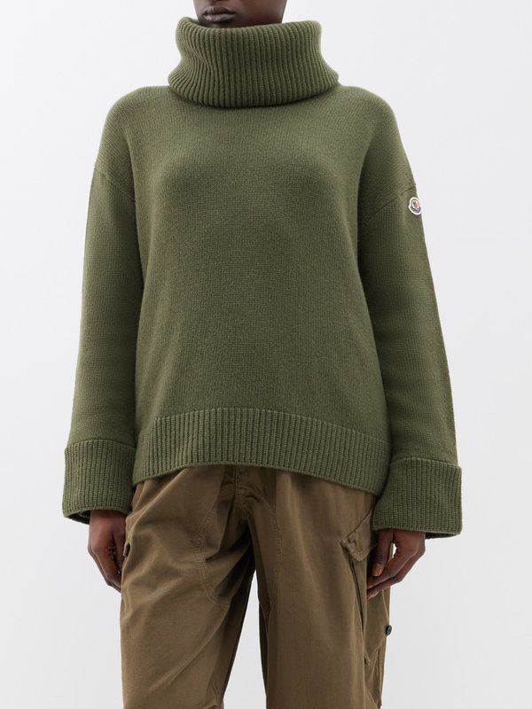 Moncler Roll-neck wool sweater