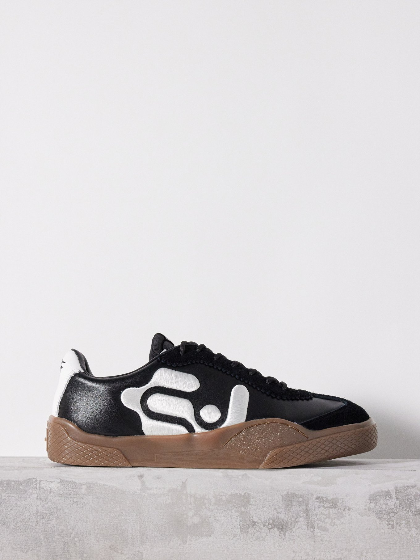 Santos suede and cotton trainers | EYTYS