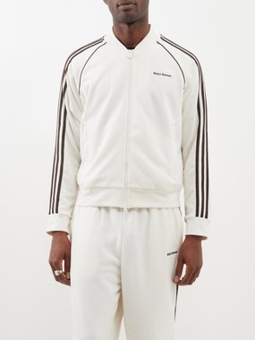 Adidas X Wales Bonner Wales Bonner Logo-embroidered cotton-blend track top