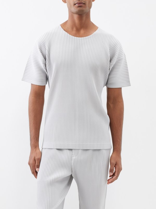 Homme Plissé Issey Miyake Technical-pleated T-shirt