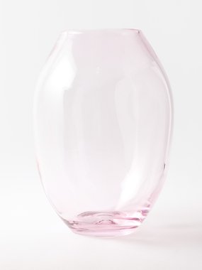 Rira Objects Addled tall glass vase