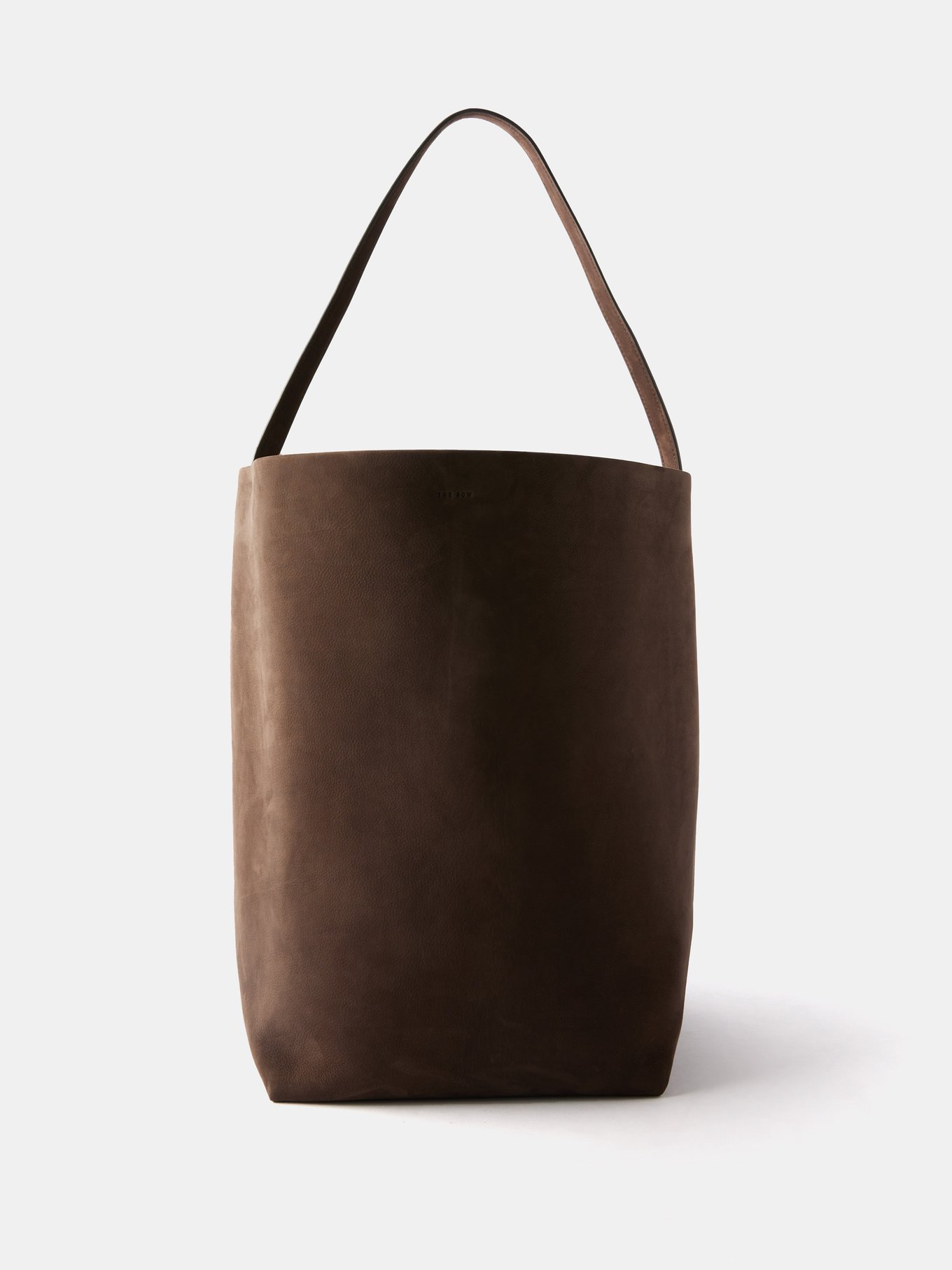 THE ROW Large Park N/s Leather Tote Bag - Brown