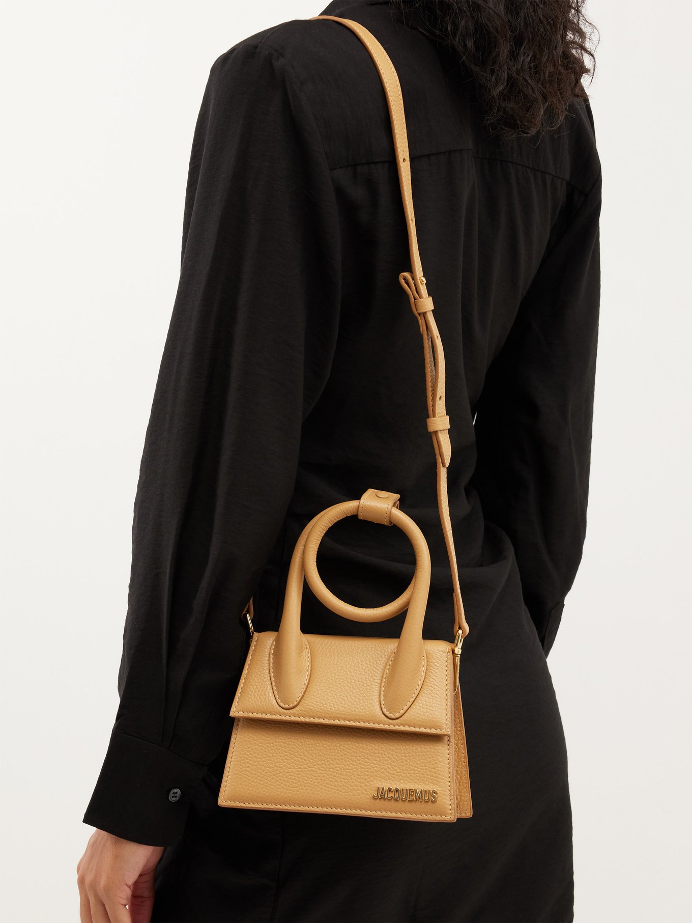 Jacquemus Le Chiquito Noeud leather tote bag