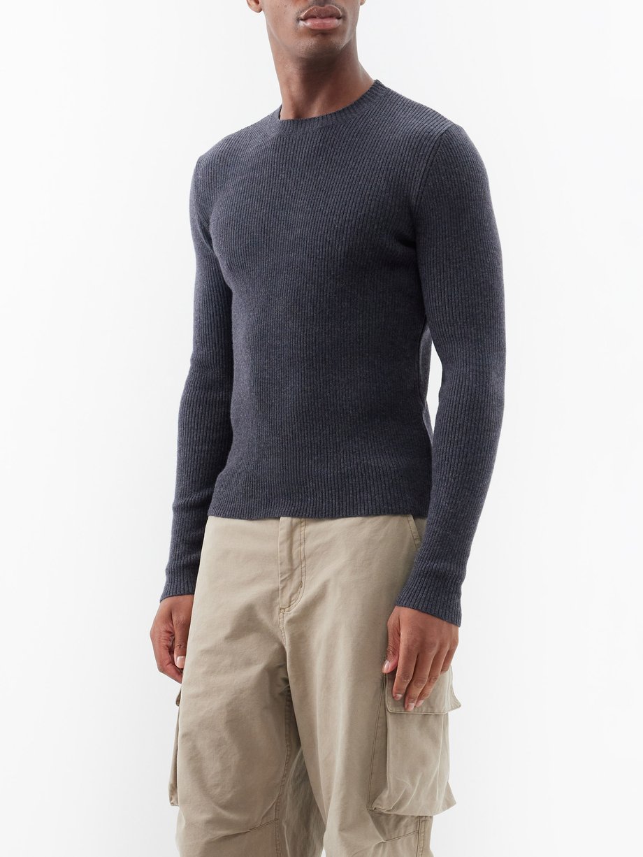 OUR LEGACY (Our Legacy) Ribbed-knit merino slim-fit sweater