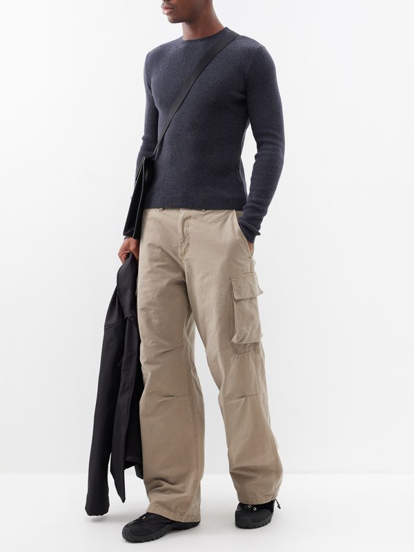 OUR LEGACY (Our Legacy) Ribbed-knit merino slim-fit sweater
