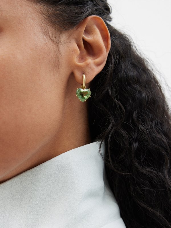 Irene Neuwirth Tourmaline & 18kt gold earrings
