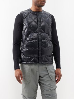 And Wander Diamond-stitch quilted down gilet