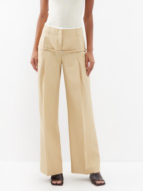 Jacquemus Criollo double-waist twill trousers