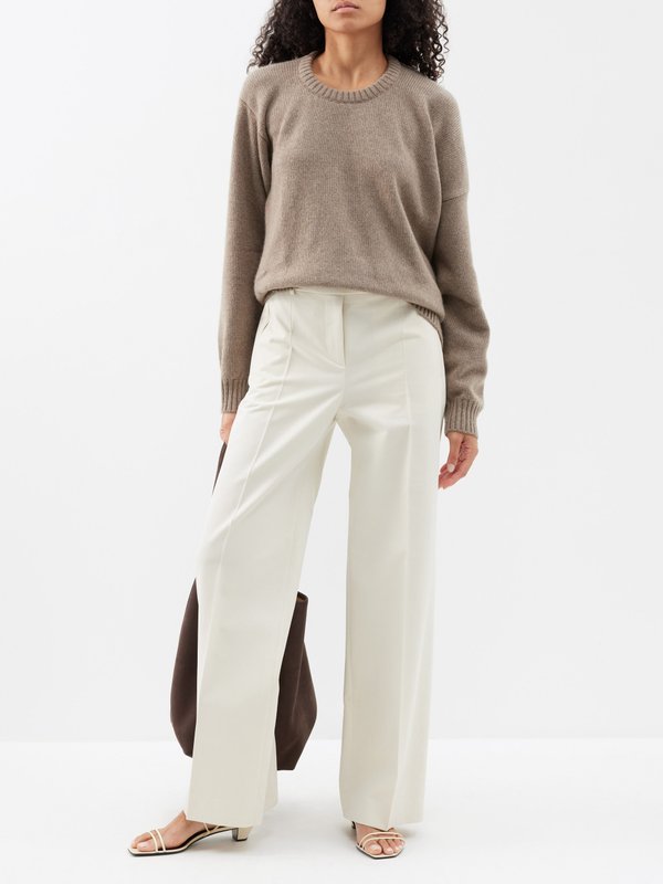 The Row Dafna cashmere-blend sweater