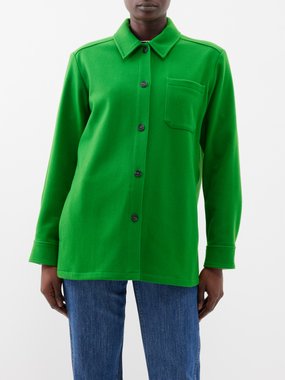 A.P.C. Darlene wool-blend felt jacket