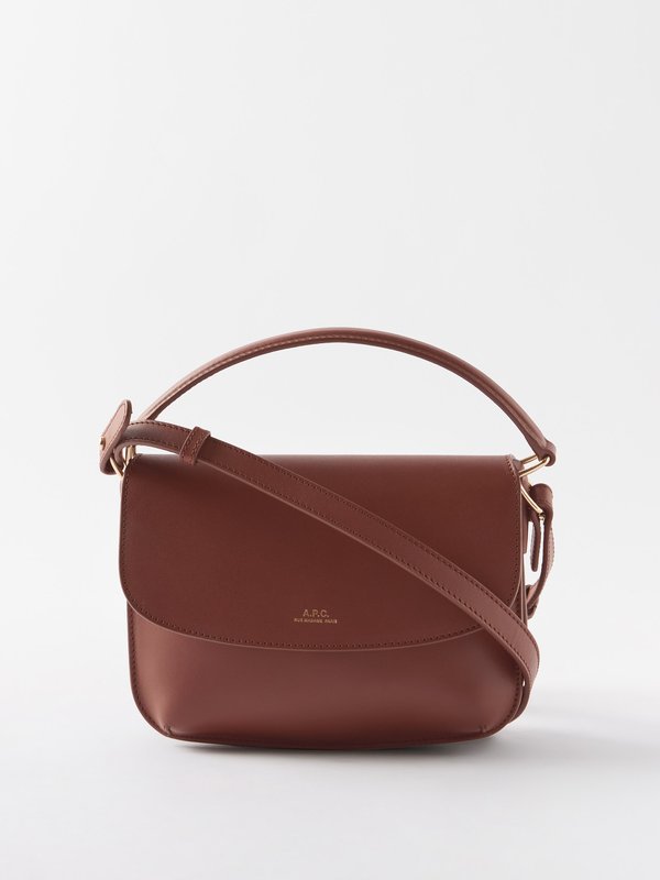 A.P.C. Sarah mini smooth-leather shoulder bag