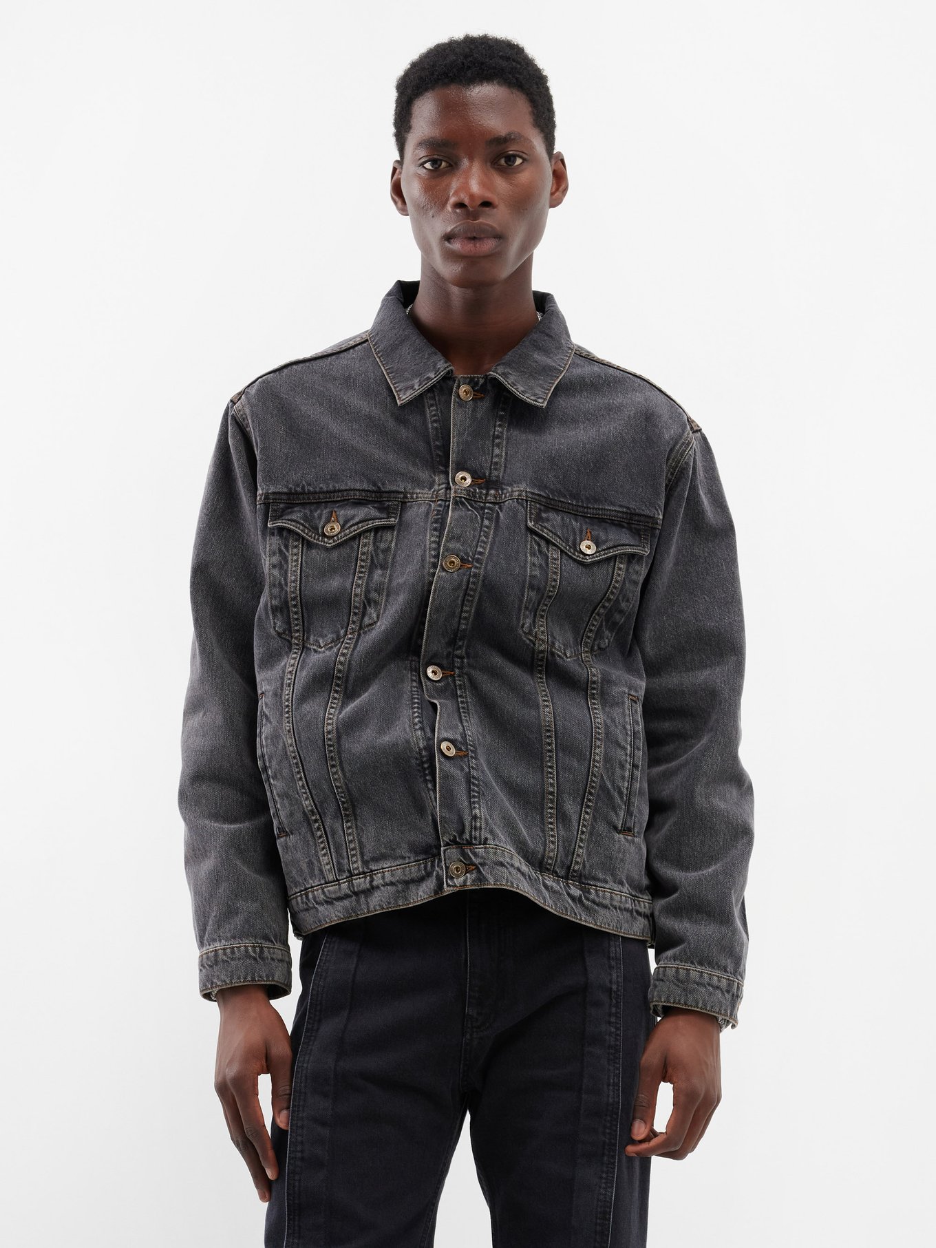 Evergreen Wire organic-denim jacket | Y/Project