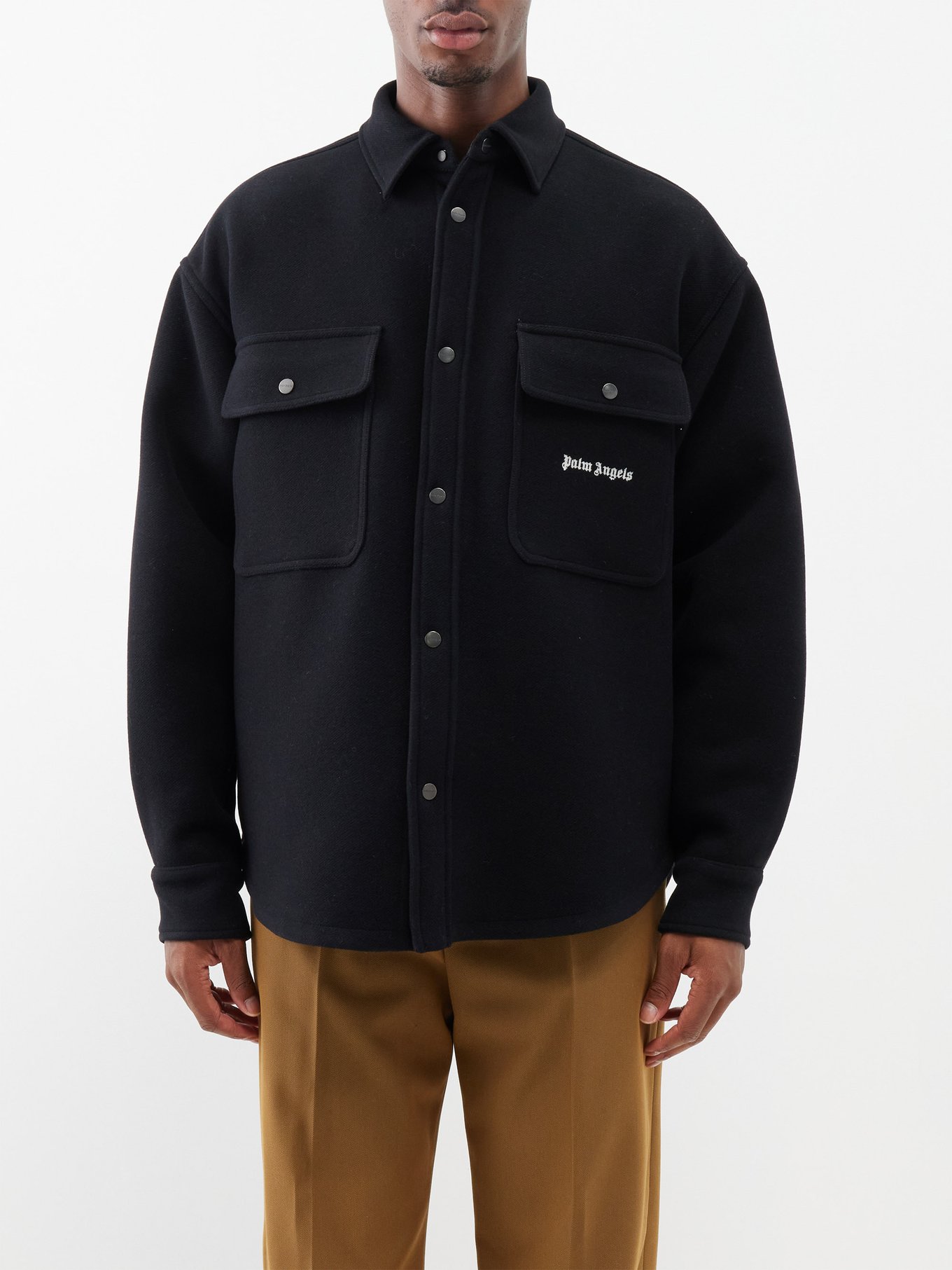 Palm Angels Back Logo Overshirt