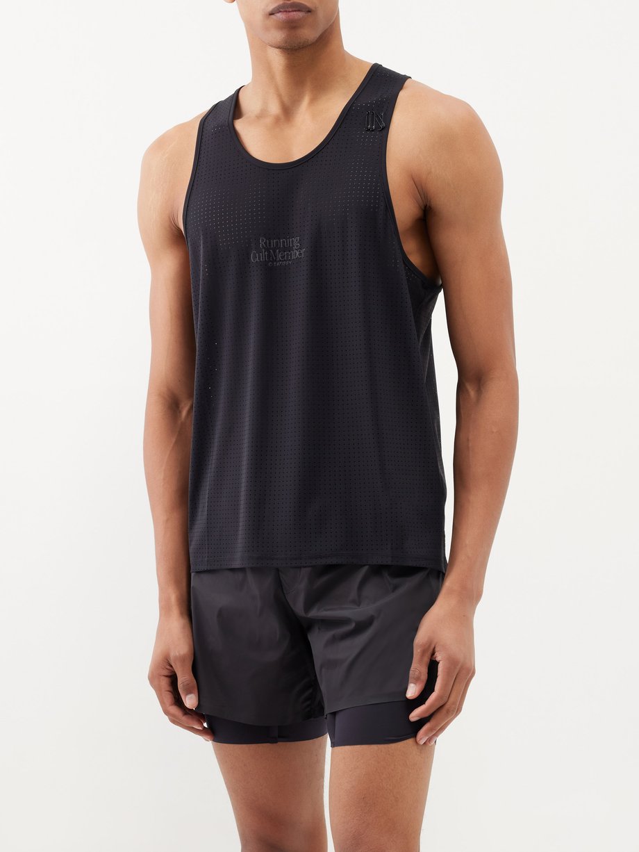 Satisfy Space-O perforated-jersey tank top