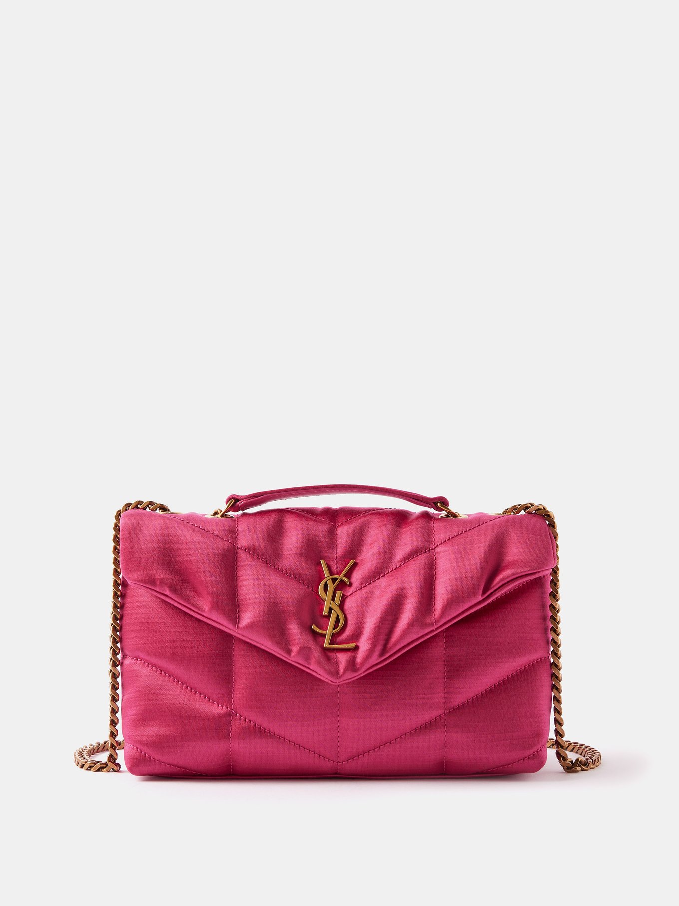 Saint Laurent 'loulou' Shoulder Bag in Pink