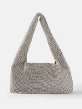 KARA Kara Crystal-mesh shoulder bag