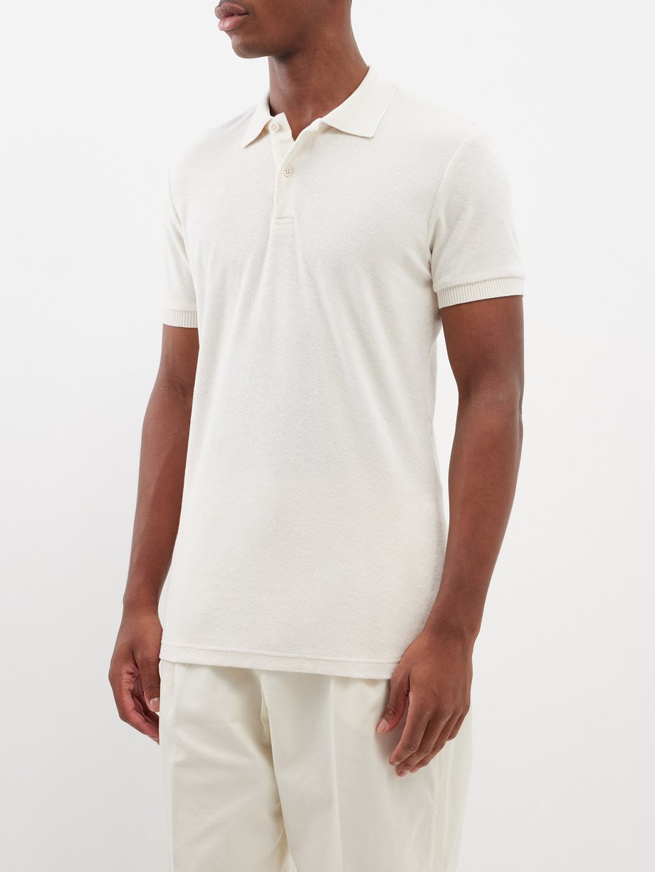 Orlebar Brown Jarrett cotton-terry polo shirt