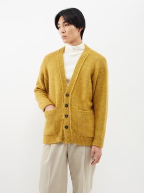 Massimo Alba Mélange wool-blend cardigan