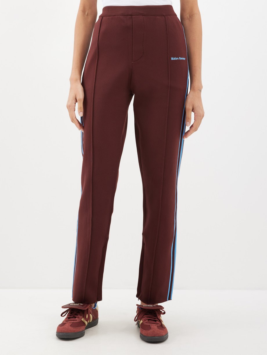 Adidas X Wales Bonner (Wales Bonner) Three-stripe recycled-polyester track pants