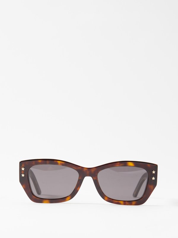 DIOR DiorPacific S2U rectangular acetate sunglasses