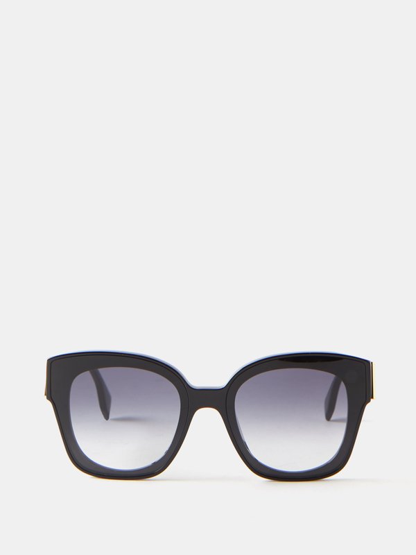Fendi Eyewear Oversized square acetate sunglasses