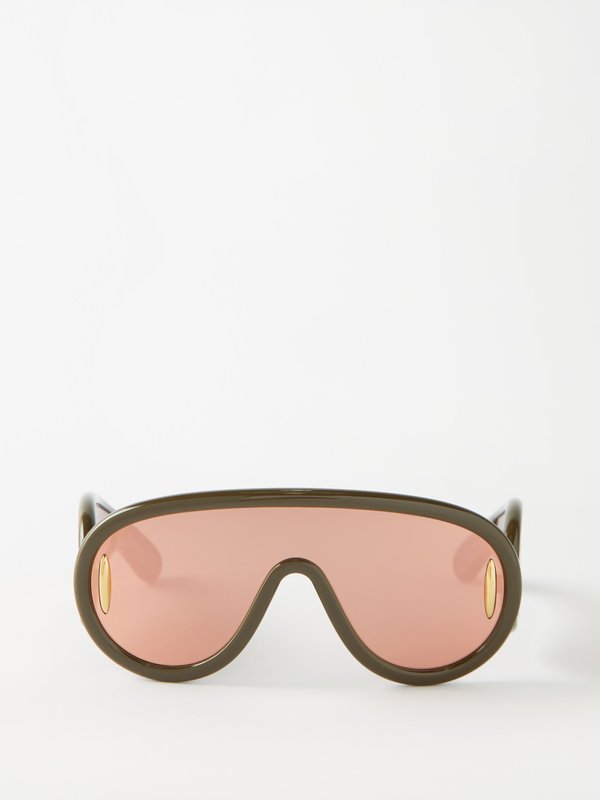 LOEWE Eyewear (LOEWE) Paul’s Ibiza shield acetate sunglasses
