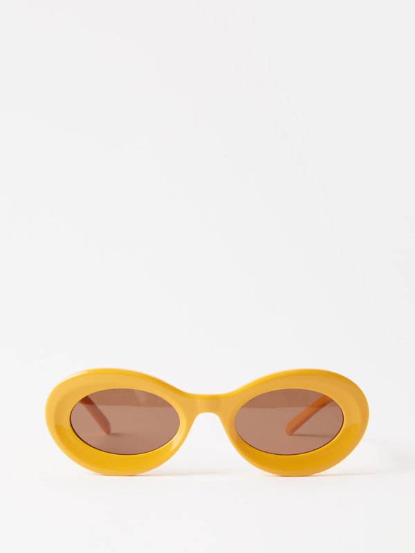 LOEWE Eyewear (LOEWE) Oversized round acetate sunglasses
