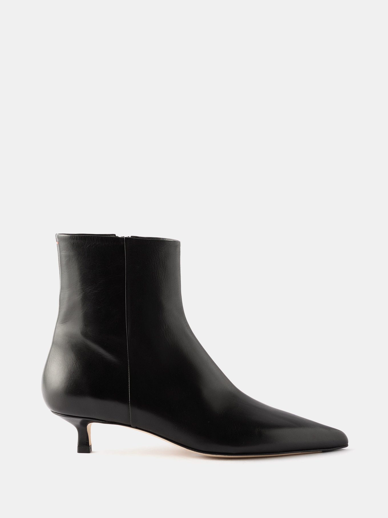 Aeyde  SOFIE Black Leather Ankle Boot