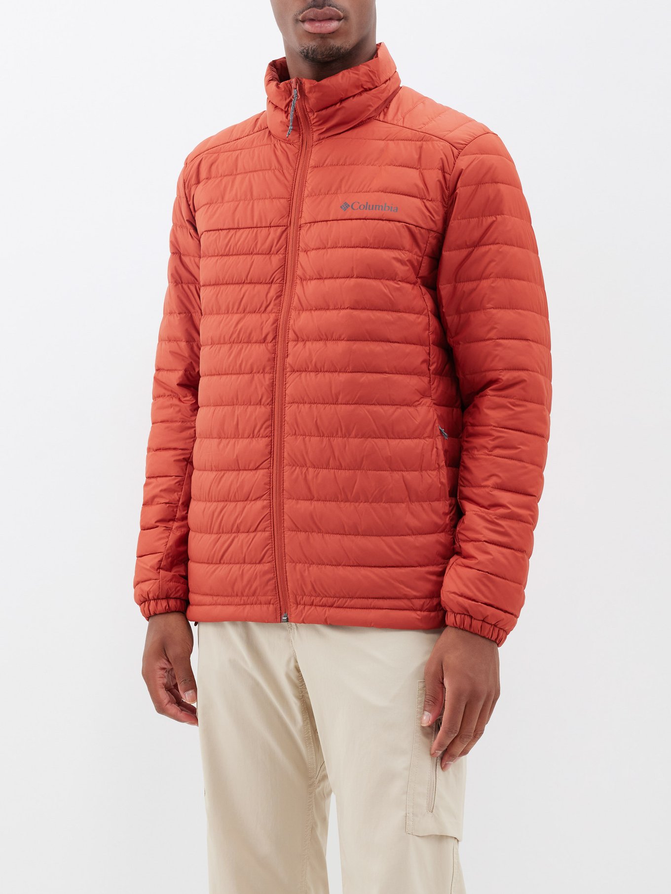 Red Silver Falls quilted padded UK | Columbia | jacket MATCHES
