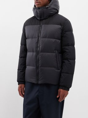 Yves Salomon Shearling-collar quilted down coat