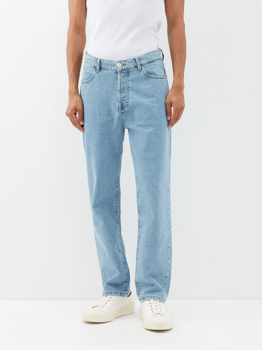 Róhe Straight-leg cotton-denim jeans