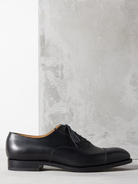 J.M. Weston Toe Cap leather Oxford shoes