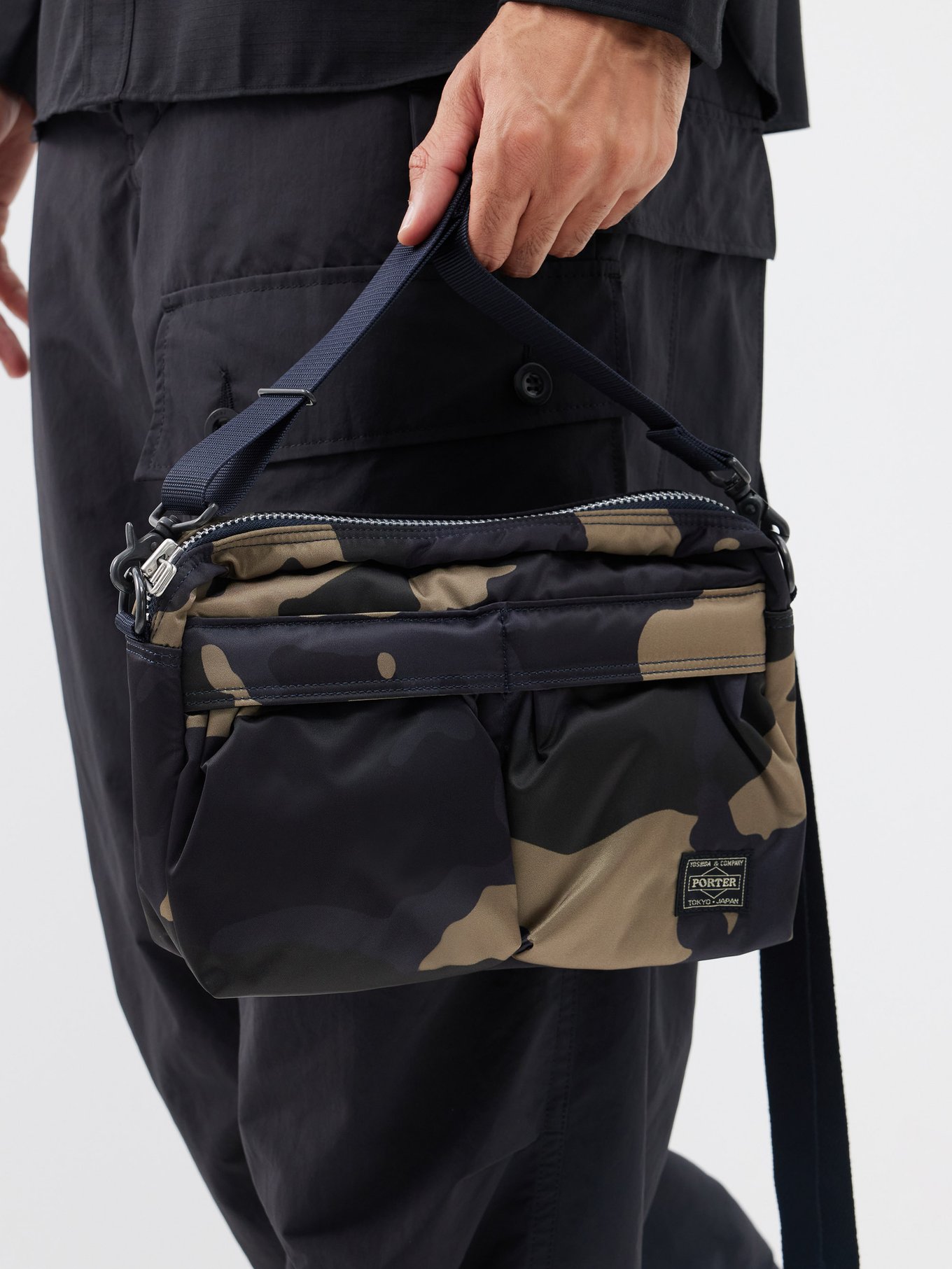 Counter Shade camo-print nylon cross-body bag video