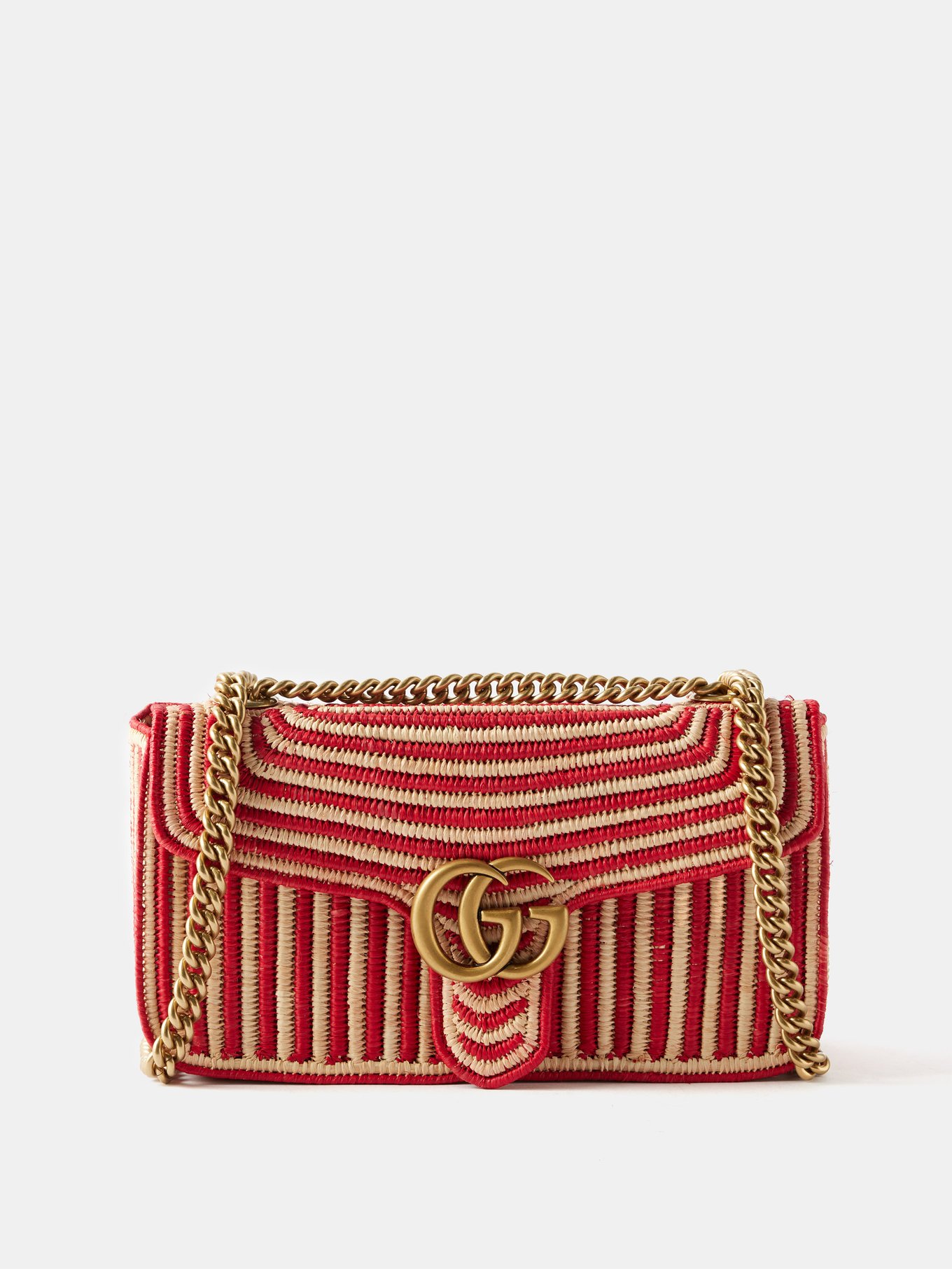 Gucci GG Marmont Matelasse Key Case - Red Wallets, Accessories - GUC498889