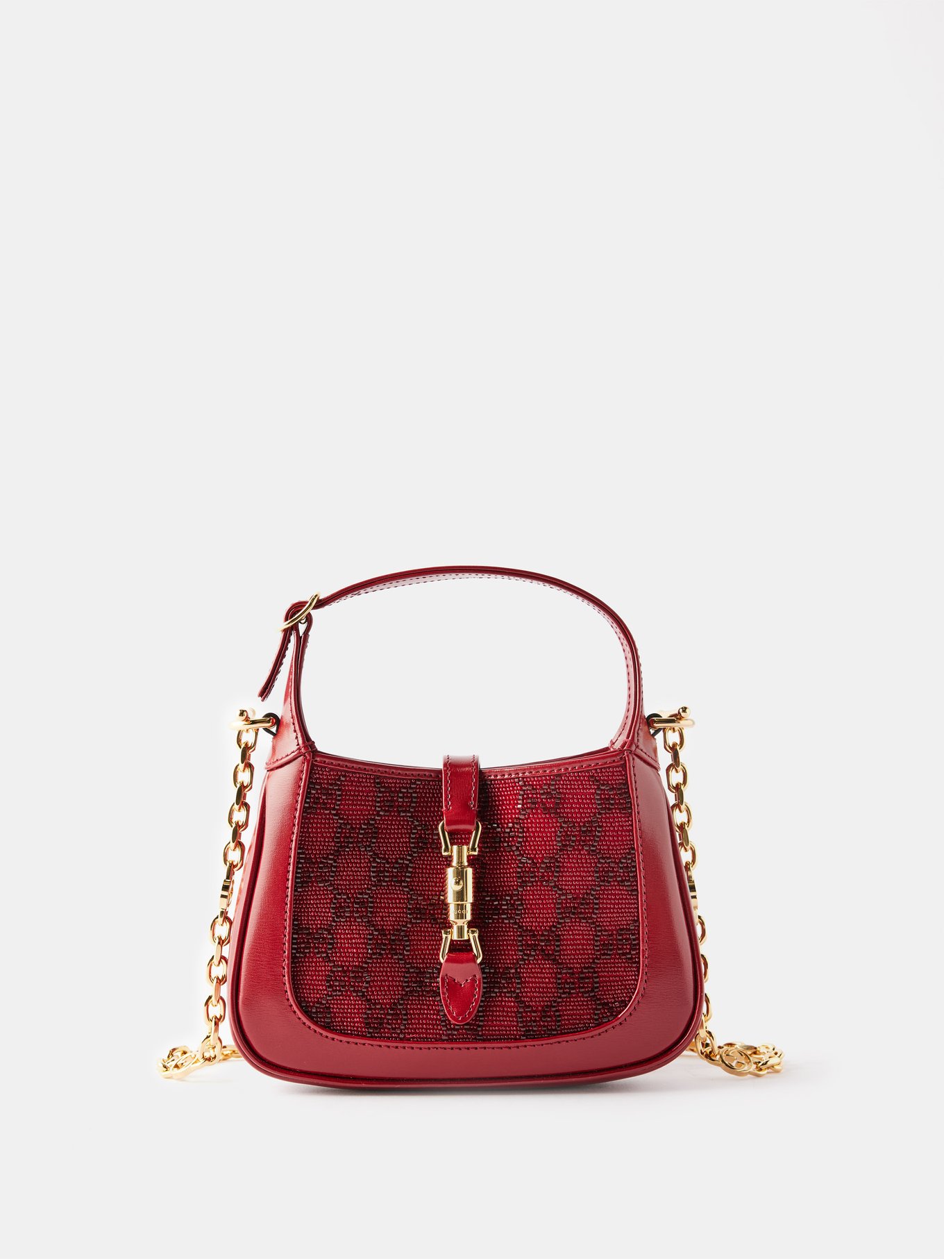 Jackie 1961 small beaded leather shoulder bag | Gucci