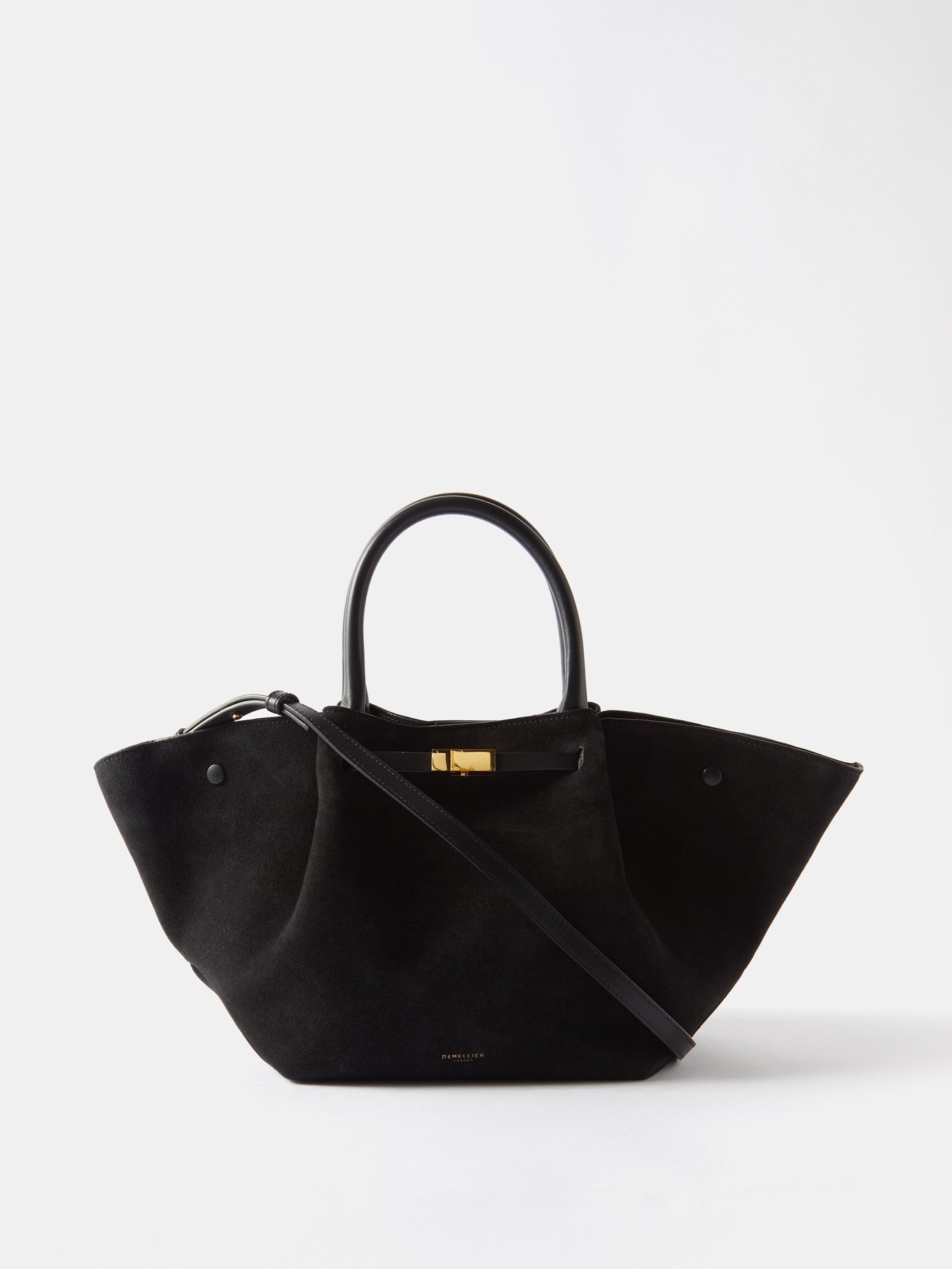 Demellier Leather New York Cross-body Bag - Black - One Size