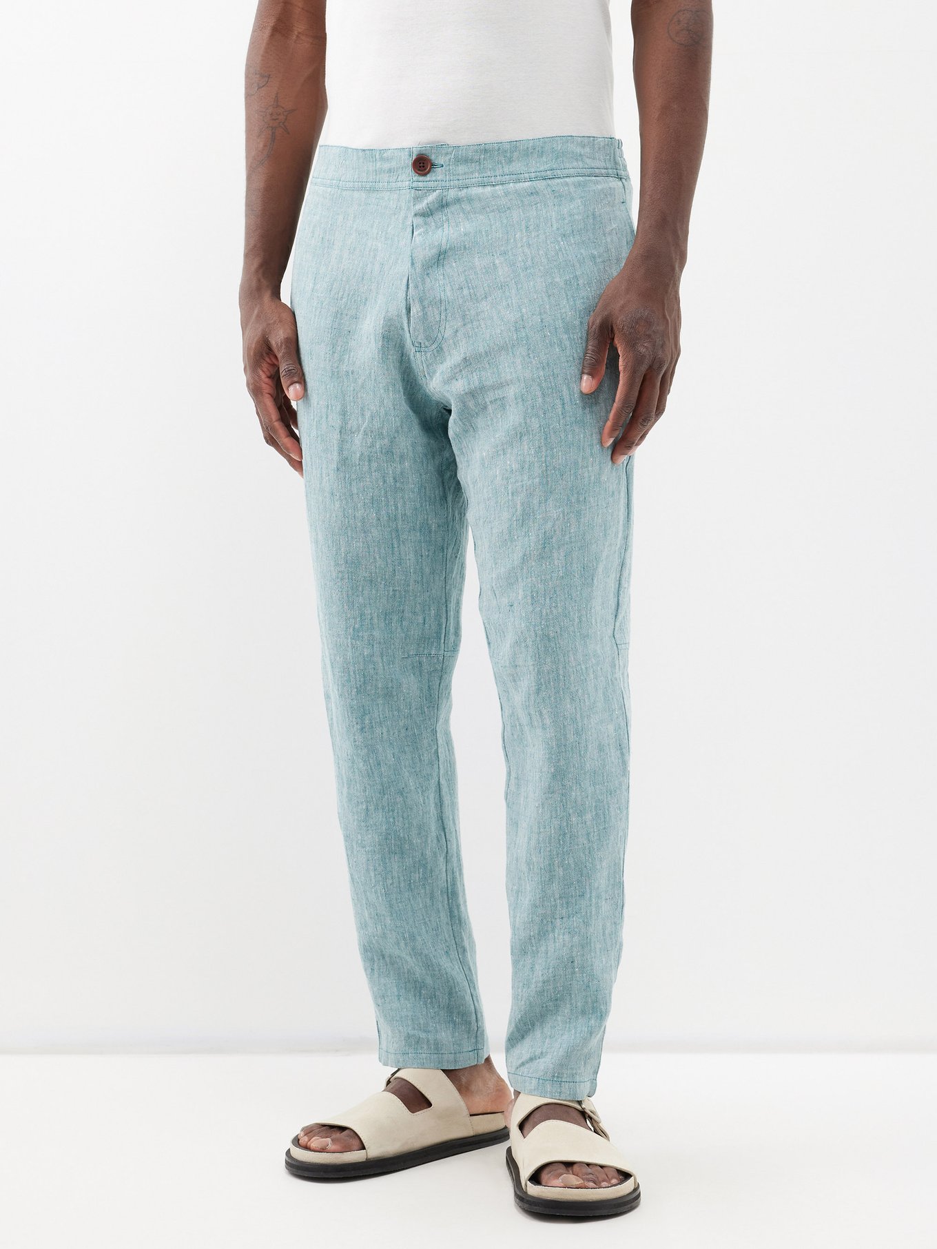 Blue Linen trousers, Marané