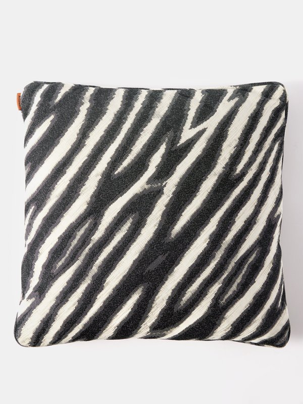 Missoni Zambia tiger-jacquard cushion